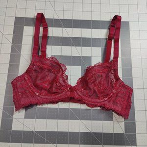 ASOS burgundy/red/berry 30B underwire bra